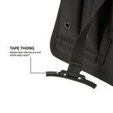 Klein Tools BC531C Mini Tool Apron Rail System Module with 4 Pockets and Tape Thong - 3