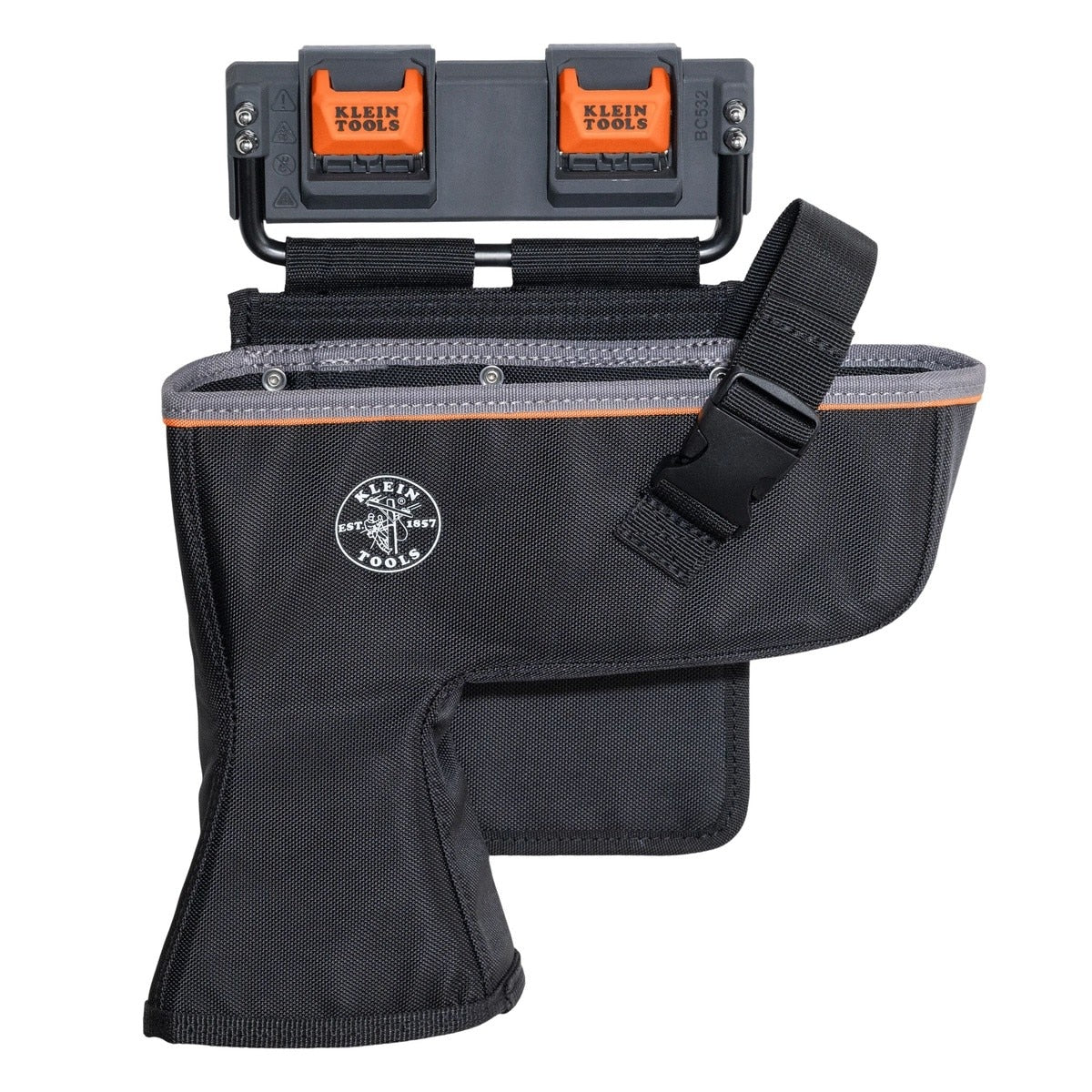 Klein Tools BC532C Impact Holder for 7/16 Inch Impact Guns, Bucket Work Center Rail System