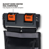 Klein Tools BC533C Crimper Holder for Bucket Work Center Rail System with Magnetic Shield - 5