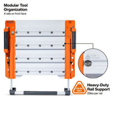 Klein Tools BC600WA LiftPro 20" Wall Mount System with 4 Interior Rails for Tool Storage - 2