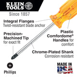 Klein Tools BD111 #1 Profilated Phillips Screwdriver, 3" Shank - 2