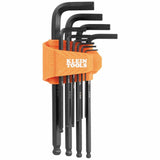 Klein BLS10M Long Ball-End Hex Key Set, Metric, 10-Piece