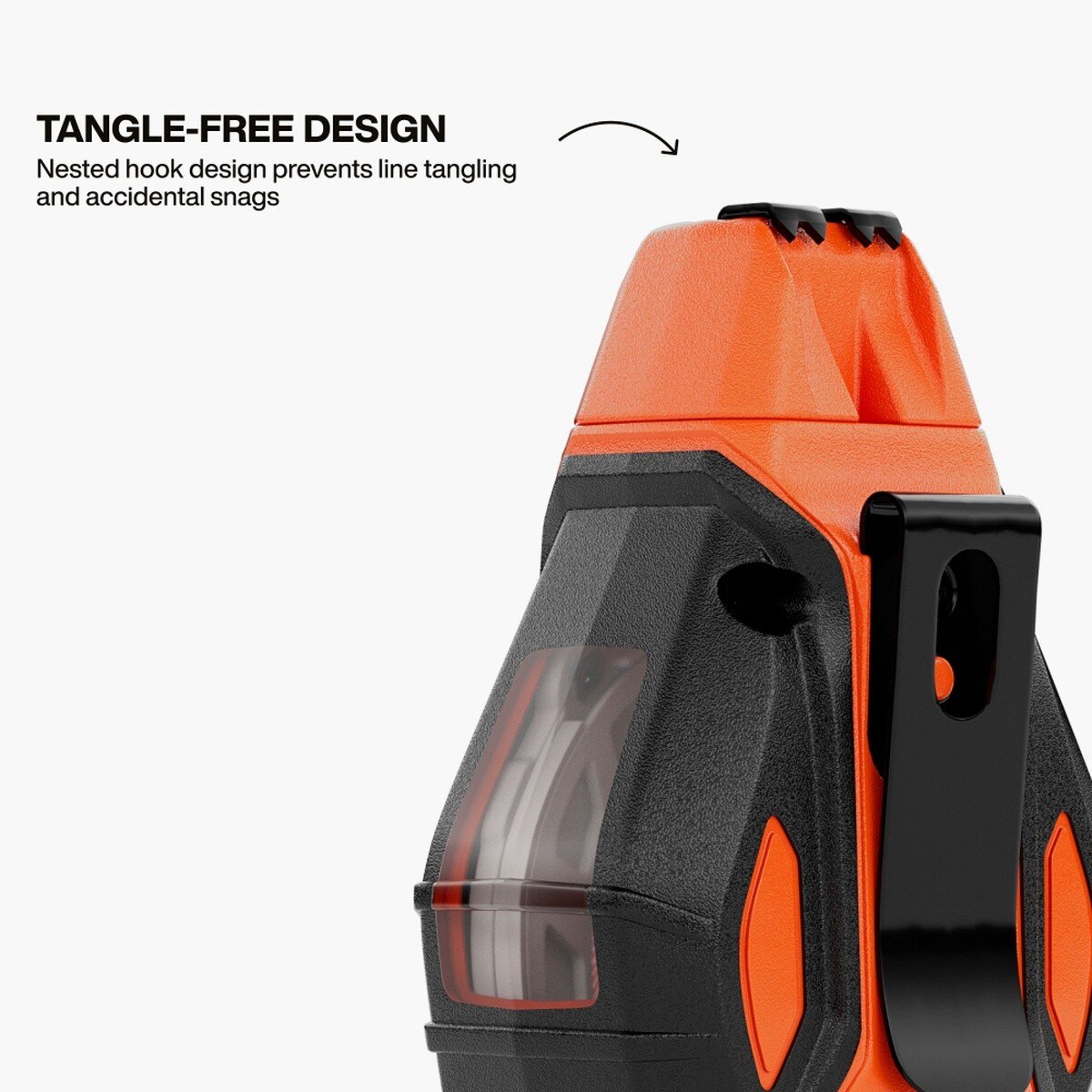 Klein Tools CHLK100S 100-Foot Smooth Retractable Chalk Reel with Blue Chalk Refill (4 oz) - 6