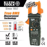 Klein Tools CL800 Digital Clamp Meter AC/DC Auto-Ranging - 5