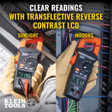 Klein CL810 600A AC/DC Auto-Ranging Digital Pro Clamp Meter with Worklight - 4