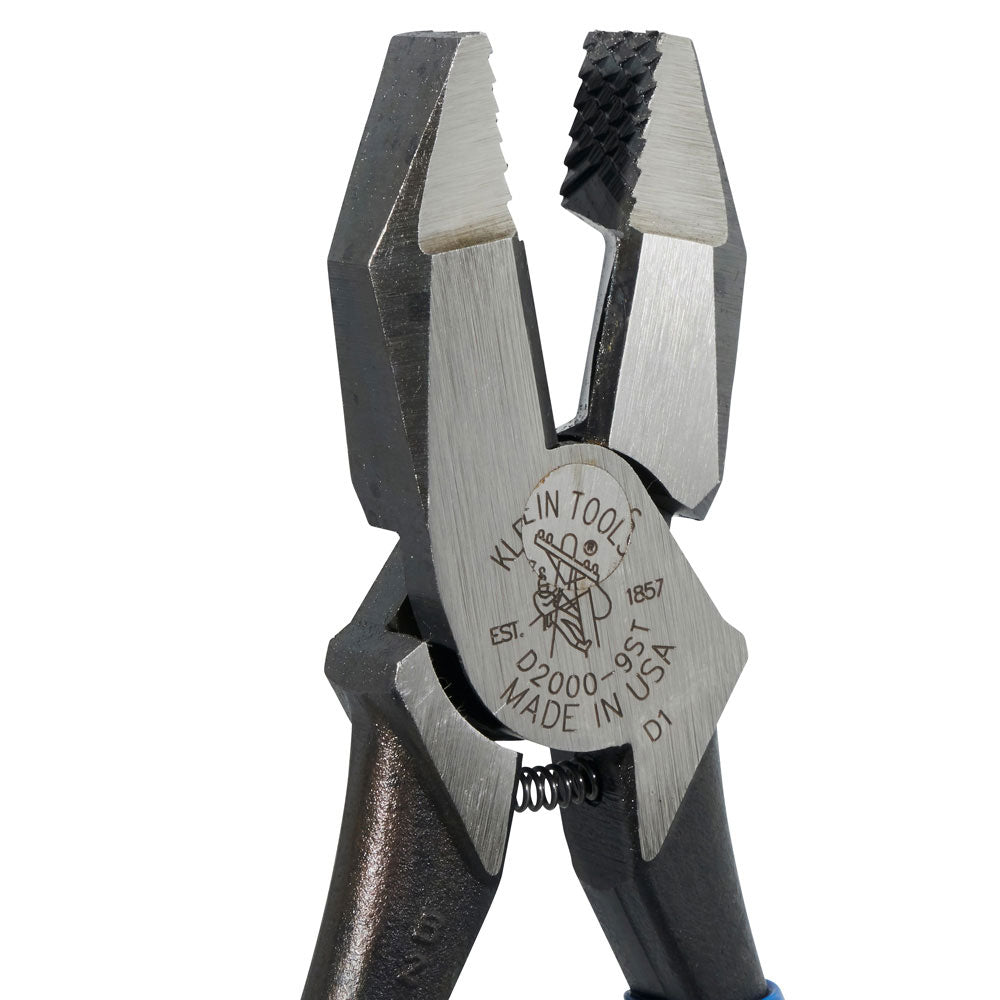 Klein Tools D2000-9ST Ironworker's Pliers, Heavy-Duty Cutting, 9" - 4