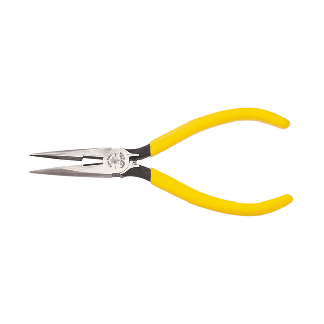 Klein Tools D203-6C Long Nose Pliers with Spring, 6"