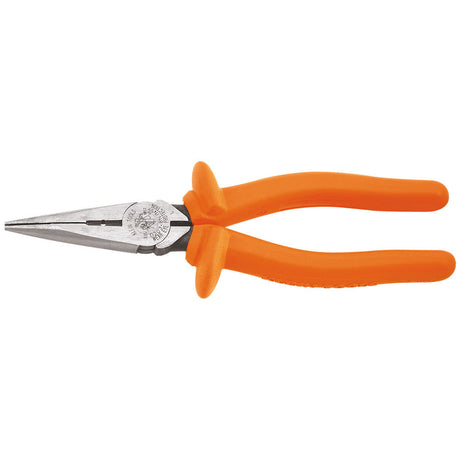 Klein Tools D203-8-INS Long Nose Pliers, Insulated, 8"