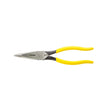 Klein Tools D203-8 Pliers, Long Nose Side-Cutters, 8"