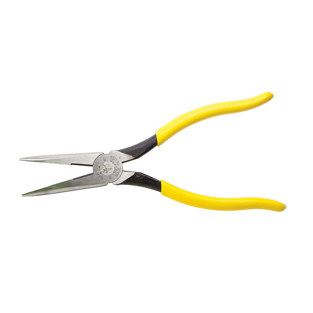 Klein Tools D203-8 Pliers, Long Nose Side-Cutters, 8" - 5