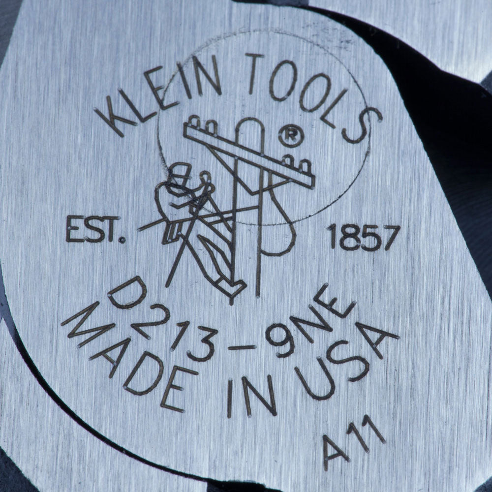Klein Tools D213-9NE Lineman's Pliers, New England Nose, 9" - 4