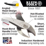 Klein Tools D248-9ST Ironworker's Diagonal-Cutting Pliers, High-Leverage, 8" - 8