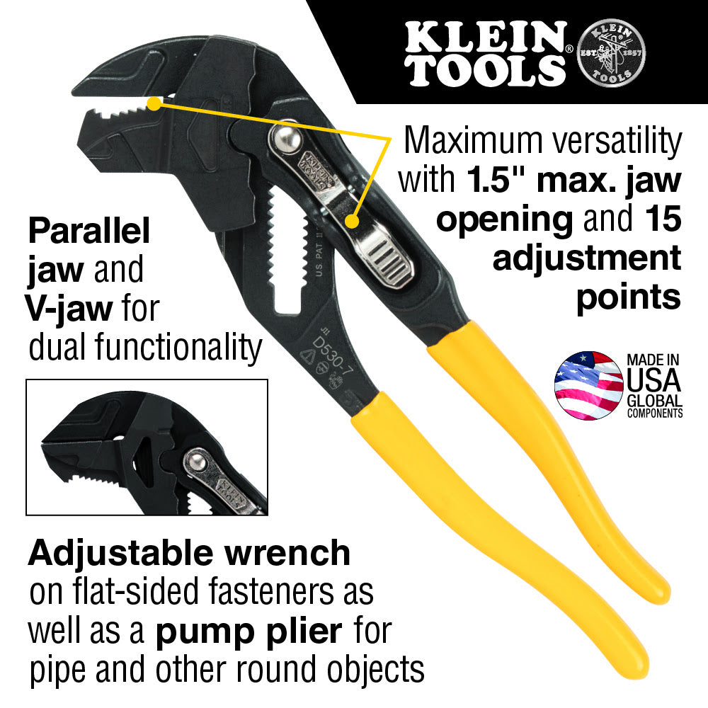 Klein D53002KIT Plier Wrench Set, 2-Piece - 2