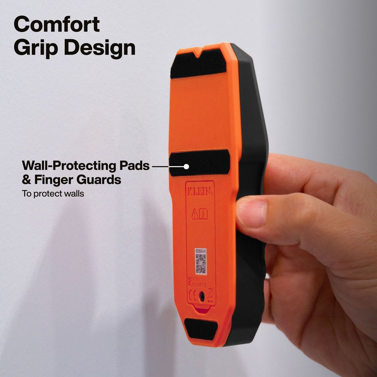 Klein Tools ESF050 0.75" Scan Depth Edge-to-Edge Stud Finder for Wood and Metal Stud Detection - 3