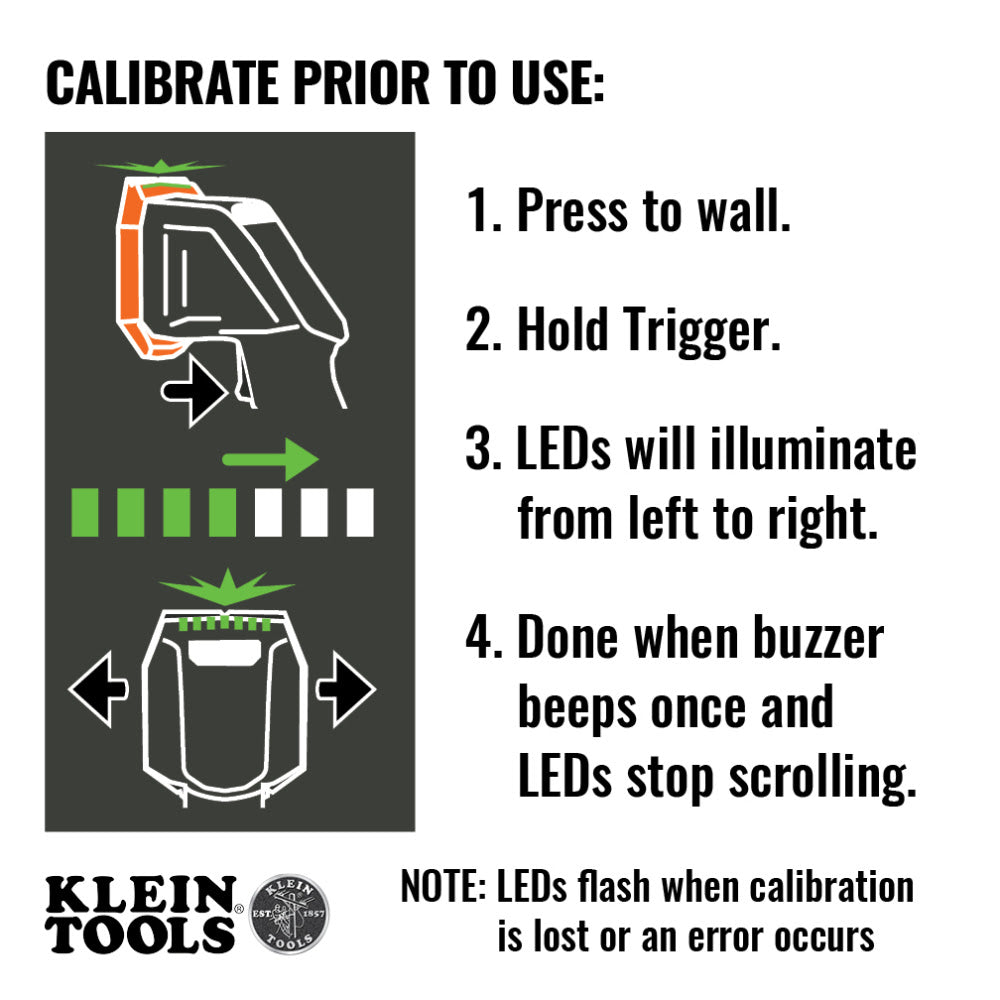 Klein ESF100 Electronic Stud Finder - 5