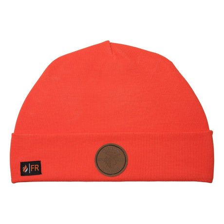 Klein Tools FRBN9 Flame-Resistant Hi-Vis Winter Beanie, Orange, One Size (1 Pack)