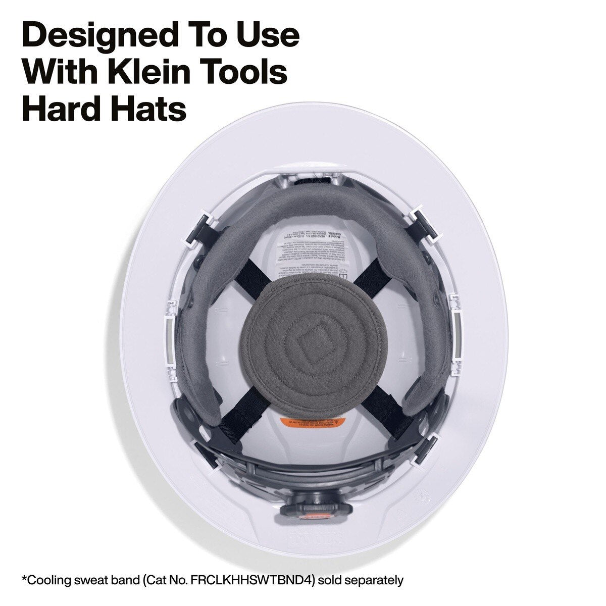 Klein Tools FRCLKHHTPPD5 Flame-Resistant Cooling Hard Hat Top Pad - 4