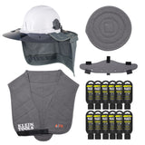 Klein FRSUMKIT1 Flame Resistant Summer Set with Hybrid Brim and SPF 50 Sunscreen (48 Piece)