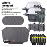 Klein FRSUMKIT1 Flame Resistant Summer Set with Hybrid Brim and SPF 50 Sunscreen (48 Piece) - 2