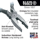 Klein J12098 Journeyman Universal Combination Pliers - 2