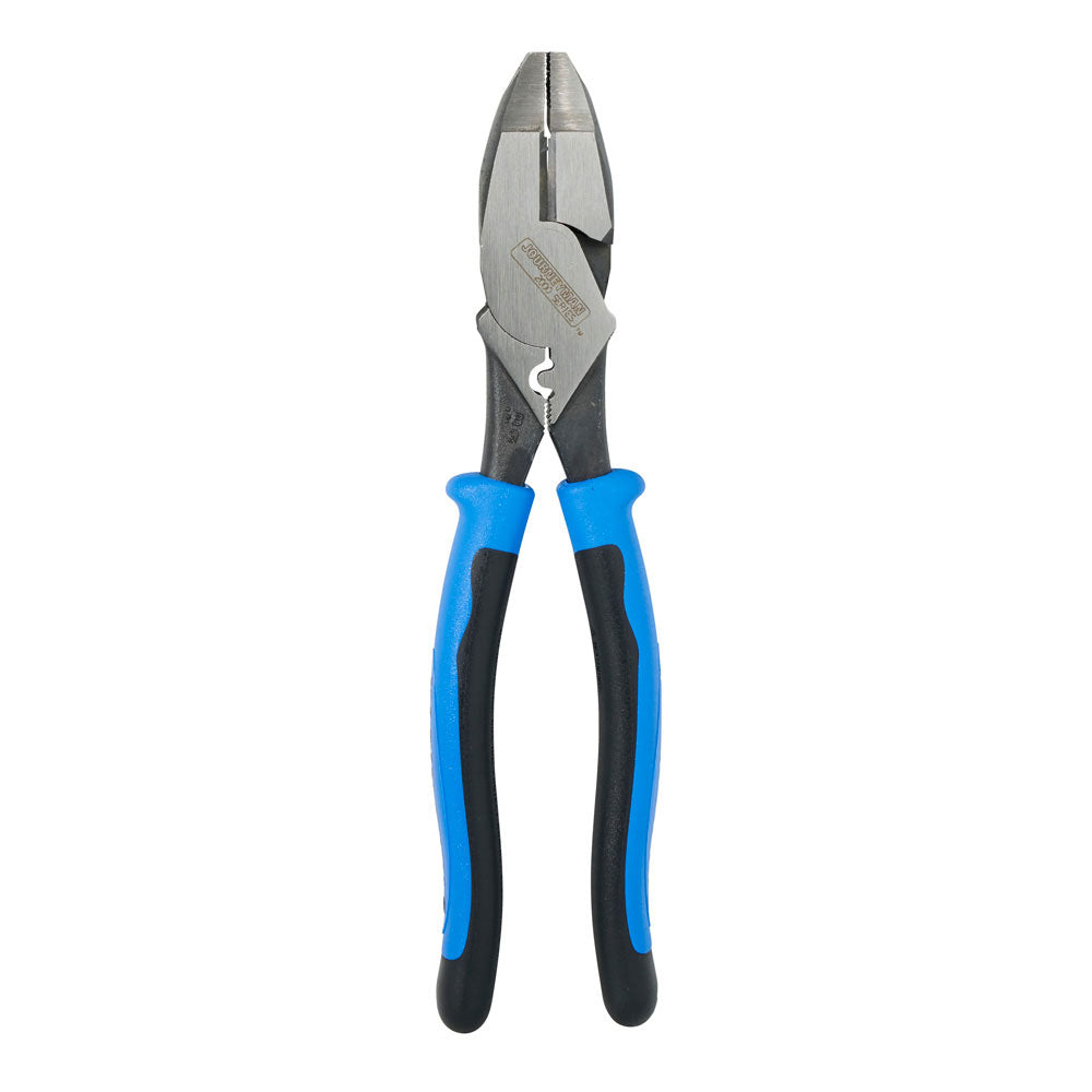 Klein Tools J2000-9NECRTP Lineman's Pliers, Fish Tape Pull/Crimping, 9" - 3