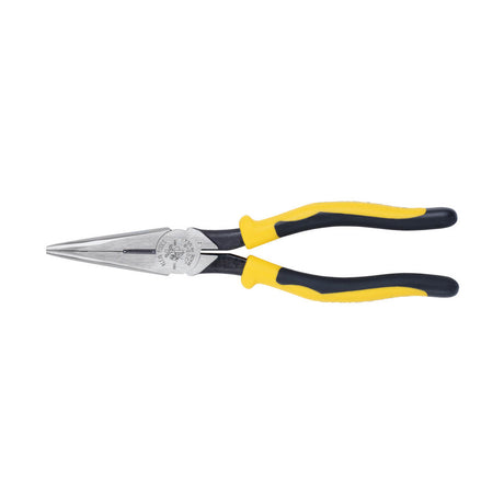 Klein Tools J203-8 Pliers, Long Nose Side-Cutters, 8"