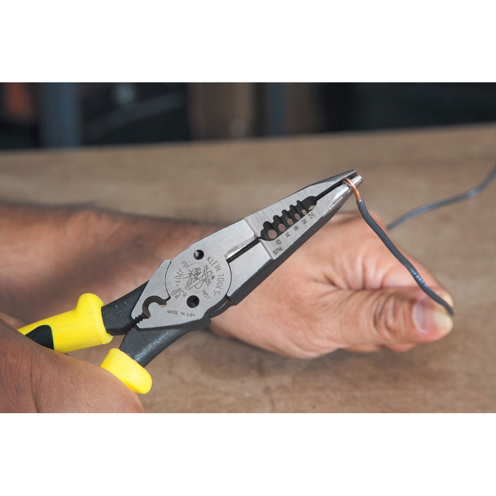 Klein Tools J207-8CR All-Purpose Pliers with Crimper - 6