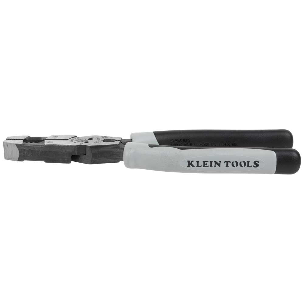 Klein J2159CRTP Hybrid Pliers with Crimper, Fish Tape Puller and Wire Stripper - 2