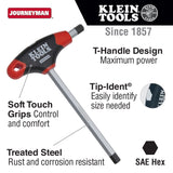 Klein Tools JTH4E15 3/8" Hex Key, Journeyman T-Handle, 4" - 2