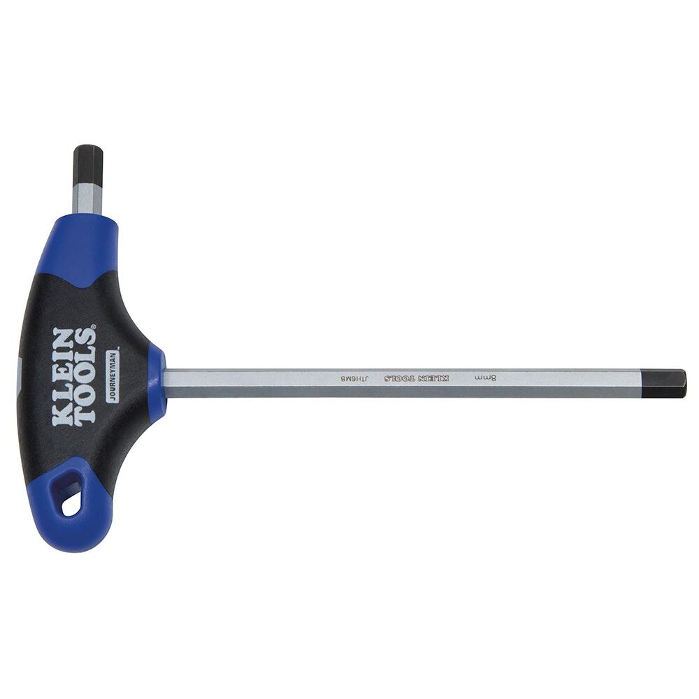 Klein Tools JTH9M6 6 mm Hex Key with Journeyman T-Handle, 9"