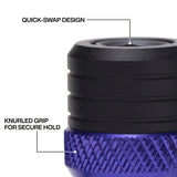 Klein Tools K33850 1/4" Hex Bit Holder Keychain Set 4.99" Long with Auto-Lock Collar (5-Piece) - 3