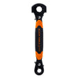 Klein Tools KT175HFINS 7-in-1 Insulated Lineman Ratcheting Wrench with Hammer Faces 11.36"