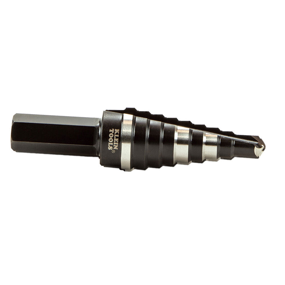 Klein KTSB03 Step Drill Bit Double Fluted #3, 1/4 to 3/4" - 3