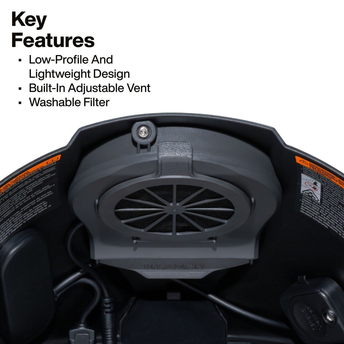 Klein Tools KWHFAN Phoenix Series Panoramic Welding Helmet Replacement Fan with Washable Filter - 2