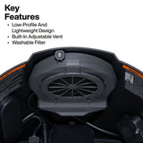 Klein Tools KWHFAN Phoenix Series Panoramic Welding Helmet Replacement Fan with Washable Filter - 2