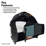 Klein Tools KWHSCRN Phoenix Series Panoramic Welding Helmet True Color Auto Darkening Screen Replacement 3.63" x 3.91" Window - 2