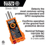 Klein NCVT1PKIT Non-Contact Voltage and GFCI Receptacle Test Kit - 3