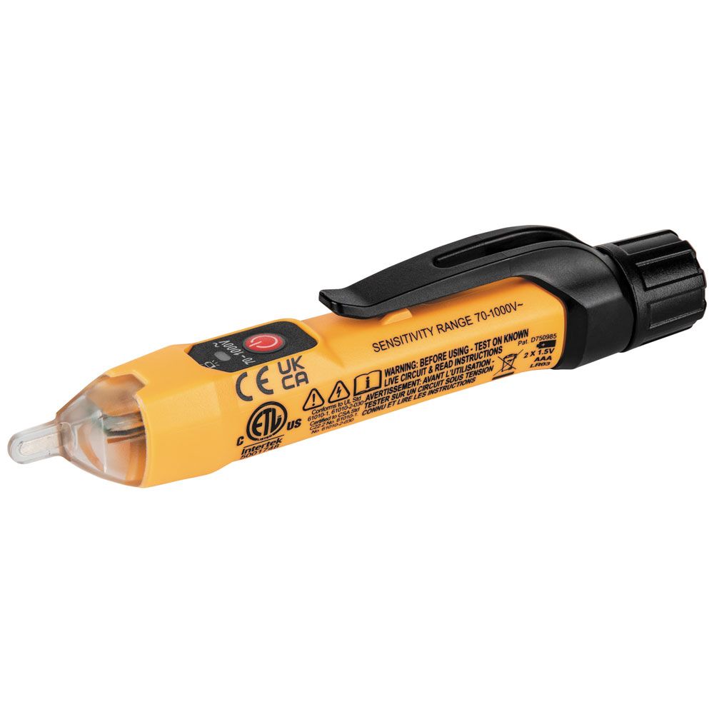 Klein NCVT1XT Non-Contact Voltage Tester, 70 to 1000V AC - 5