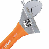 Klein O5098 Extra-Wide Jaw Adjustable Wrench, 8" - 5