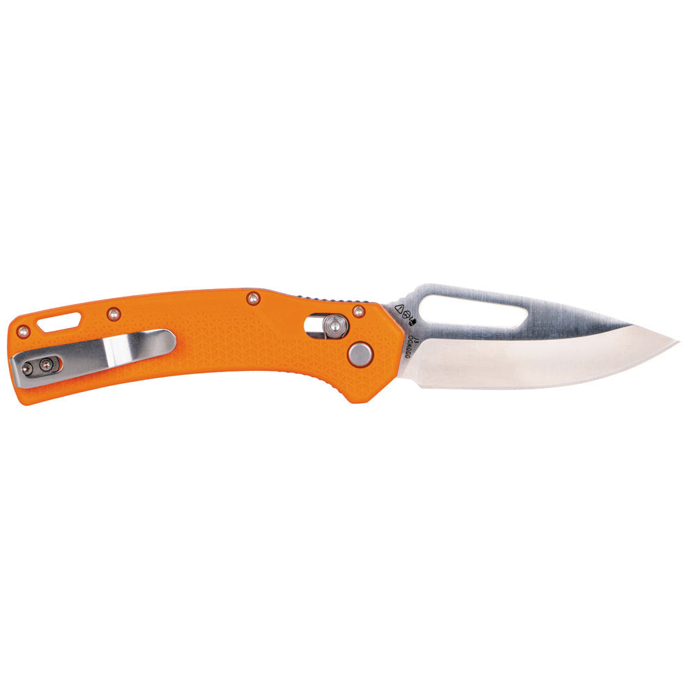 Klein OFK000ORT KTO Resurgence Fishing Knife, Drop Point Blade, Orange Handle - 4