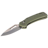 Klein OGK000GNT KTO Resurgence Knife, Drop Point Blade, Moss Green Handle - 2