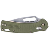 Klein OGK000GNT KTO Resurgence Knife, Drop Point Blade, Moss Green Handle - 5