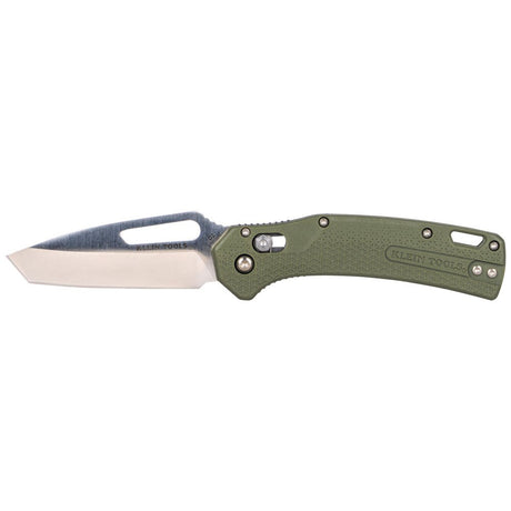 Klein OGK001GNT KTO Resurgence Knife, Tanto Blade, Moss Green Handle