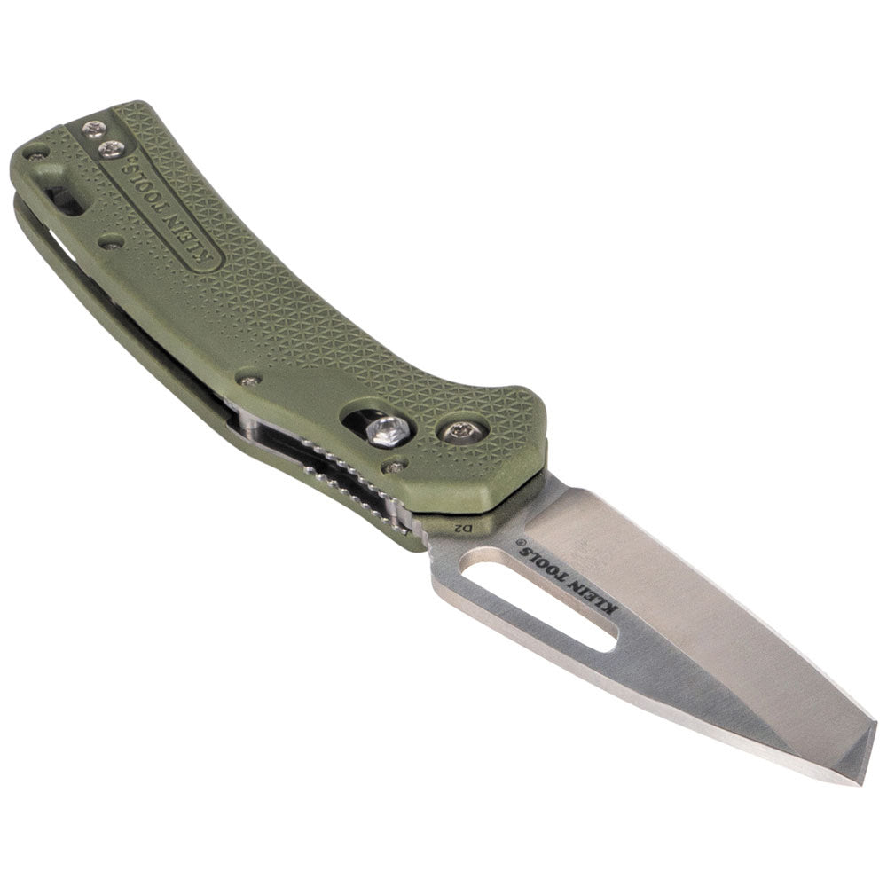 Klein OGK001GNT KTO Resurgence Knife, Tanto Blade, Moss Green Handle - 3