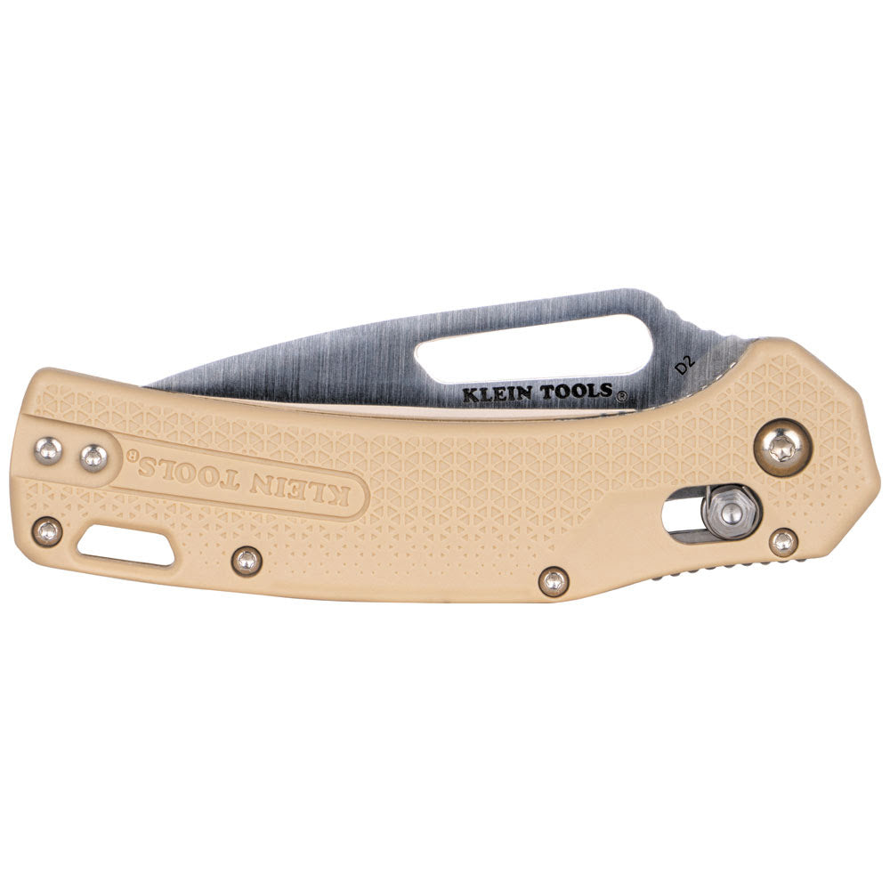 Klein OGK001TNT KTO Resurgence Knife, Tanto Blade, Sand Handle - 5