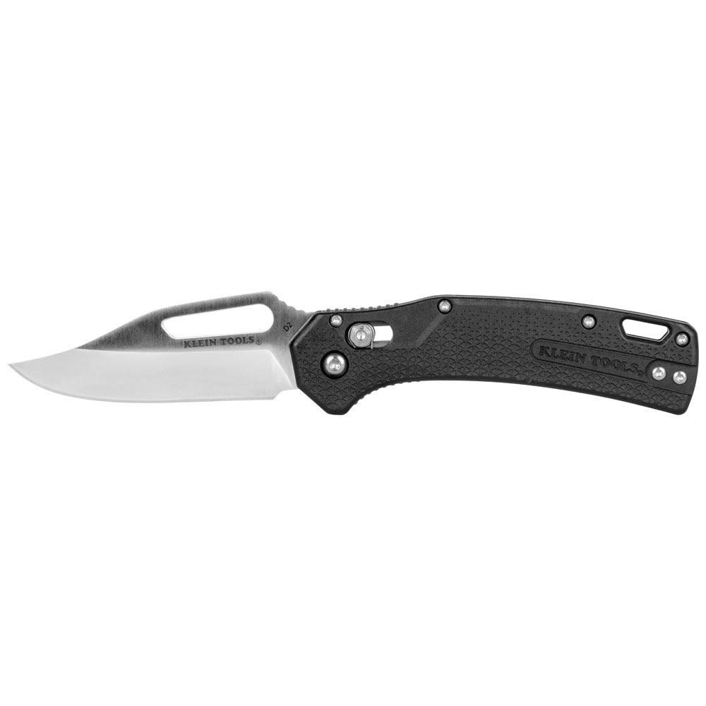 Klein OGK002BKT KTO Resurgence Knife, Clip Point Blade, Black Handle