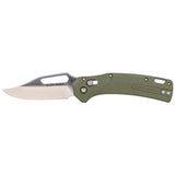 Klein OGK002GNT KTO Resurgence Knife, Clip Point Blade, Moss Green Handle