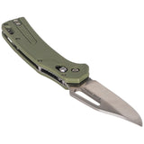 Klein OGK002GNT KTO Resurgence Knife, Clip Point Blade, Moss Green Handle - 3