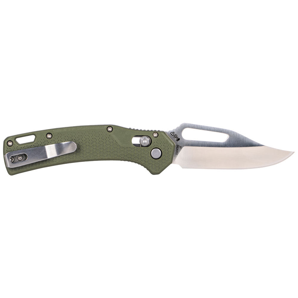 Klein OGK002GNT KTO Resurgence Knife, Clip Point Blade, Moss Green Handle - 4