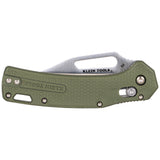 Klein OGK002GNT KTO Resurgence Knife, Clip Point Blade, Moss Green Handle - 5